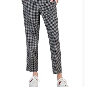 Tommy Hilfiger Black and White Checkered Skinny Pants